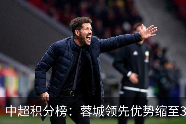 中超积分榜：蓉城领先优势缩至3分 两降级队最终确定