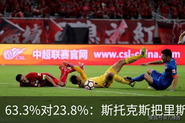 63.3%对23.8%：斯托克斯把里斯防成了两个人
